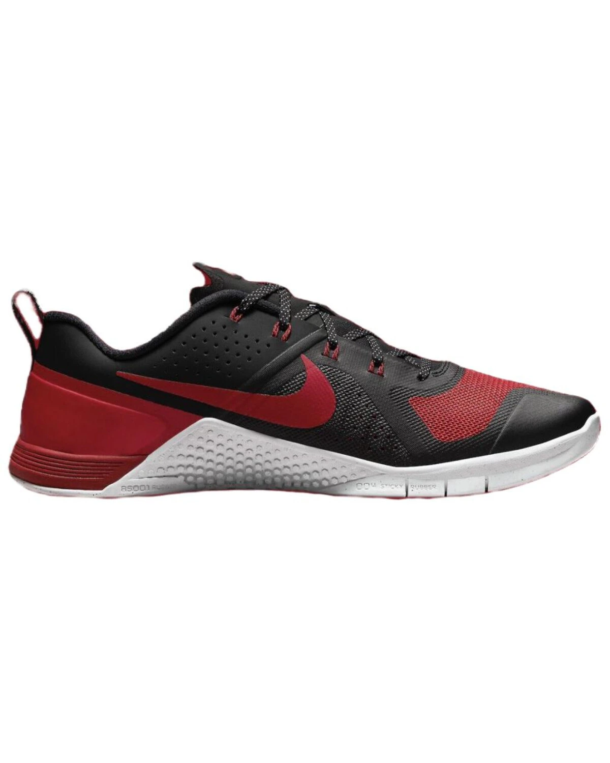 Nike Metcon 1 унисекс кроссовки для тренировок черно-красные картинка