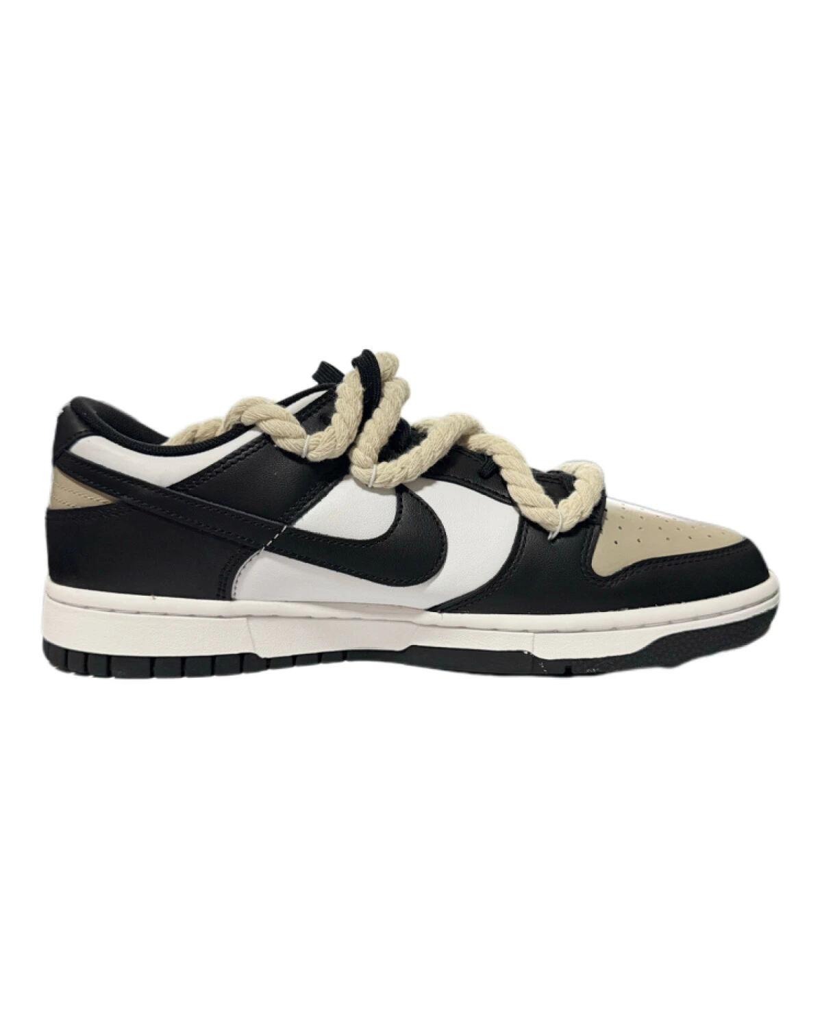 Nike Dunk Low Retro мужские кроссовки кожаные с принтом пальм и двойными шнурками картинка