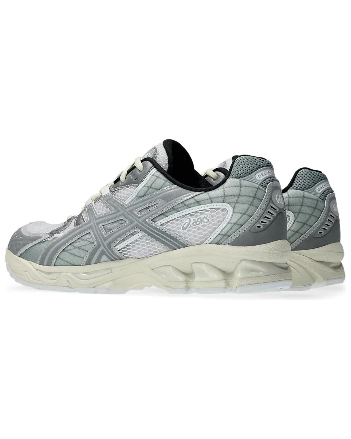 Asics GEL-Nimbus 10.1 White/Sheet Rock мужские и женские кроссовки для бега бело-серебряные картинка