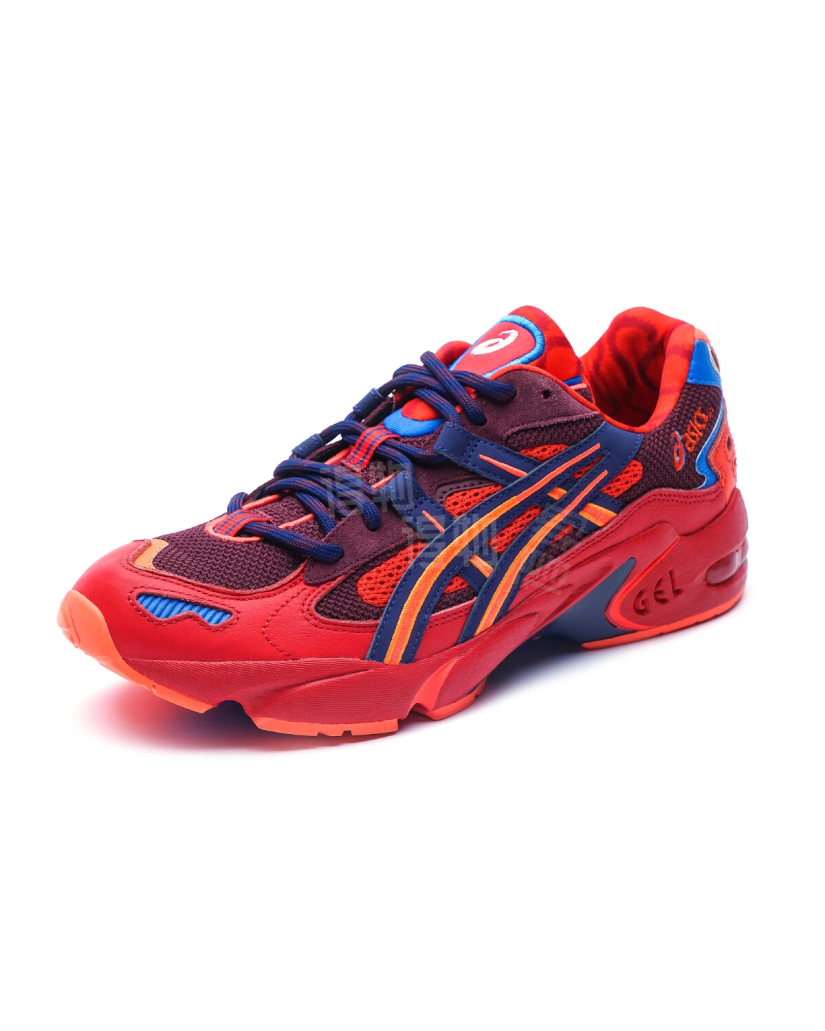 Asics Gel-Kayano 5 OG повседневные кроссовки сетка и кожа красно-синие картинка