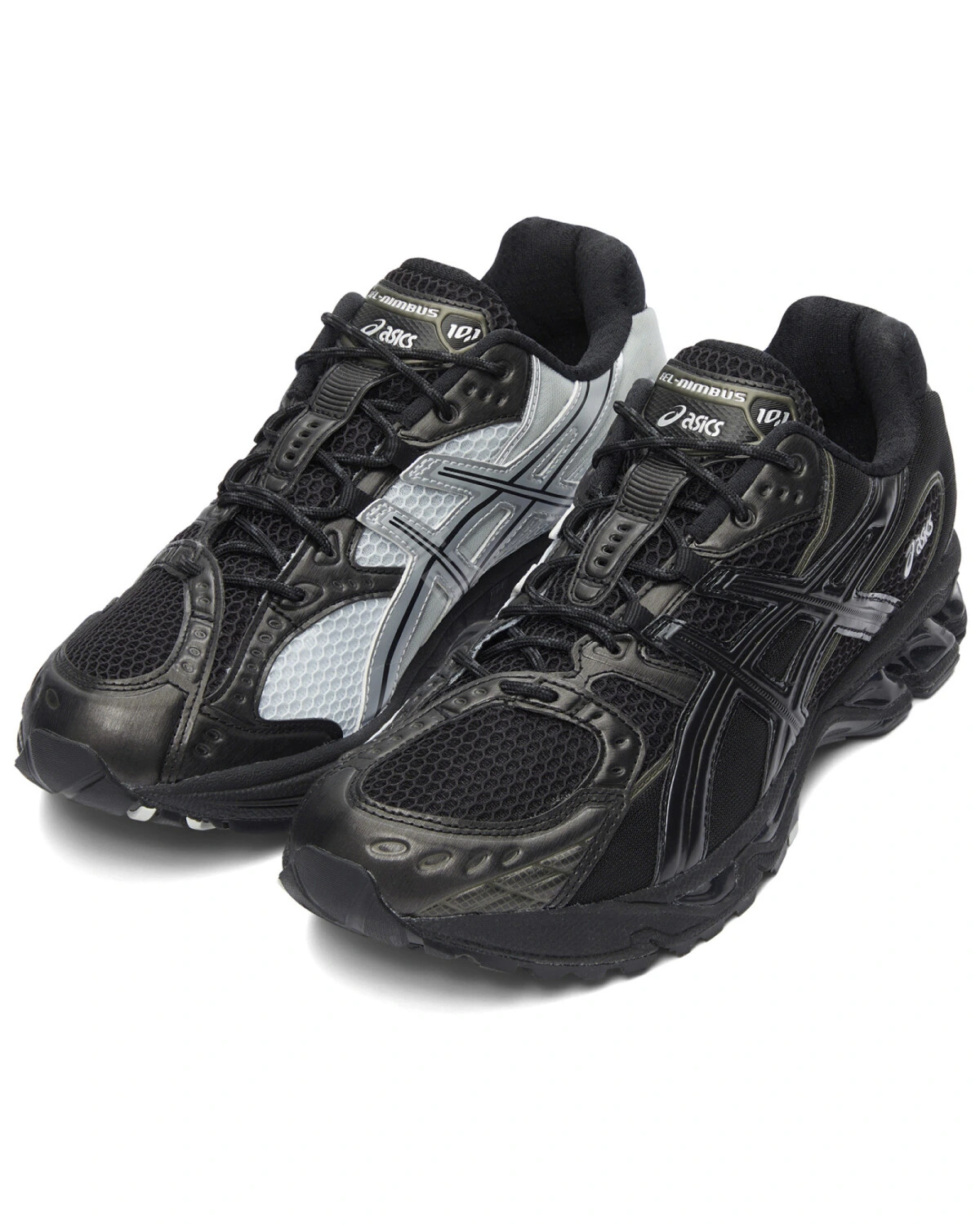 Asics GEL-Nimbus 10.1 unisex кроссовки черно-серые для бега картинка