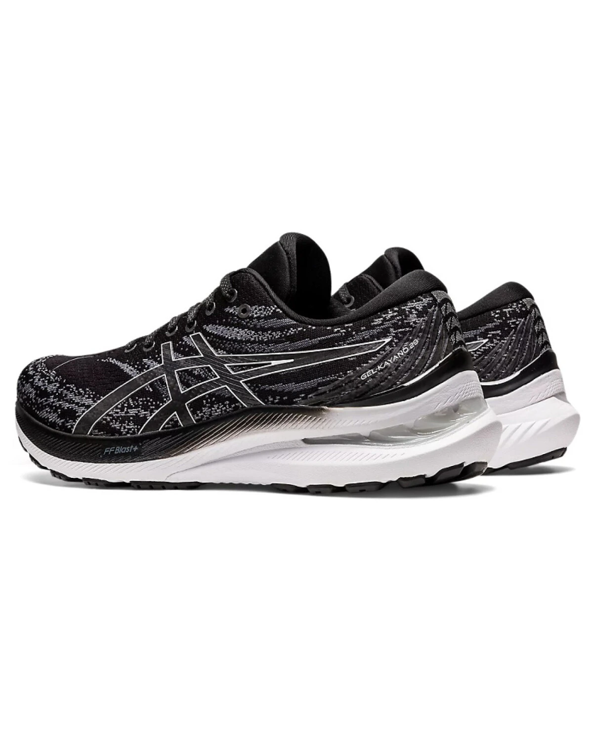 Asics GEL-KAYANO 29 мужские кроссовки для марафона черно-белые с амортизацией картинка