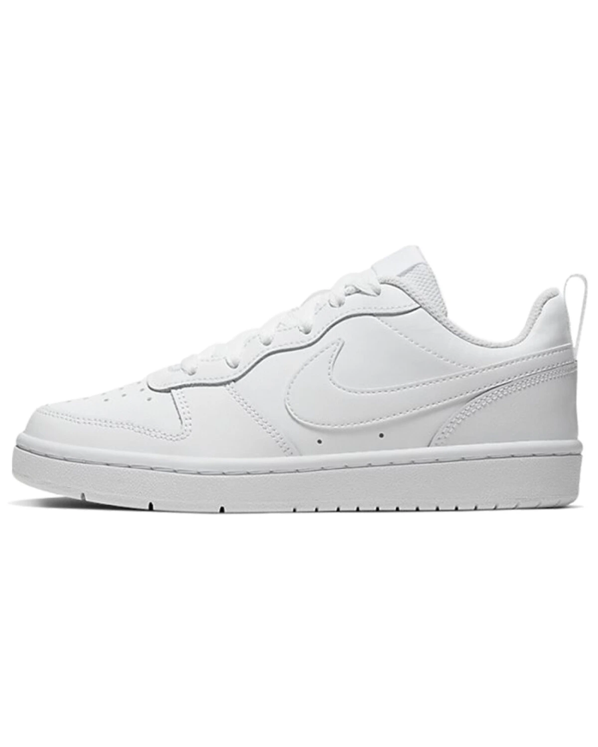 Nike Court Borough Low 2 детские кеды белые с амортизацией и износостойкостью картинка