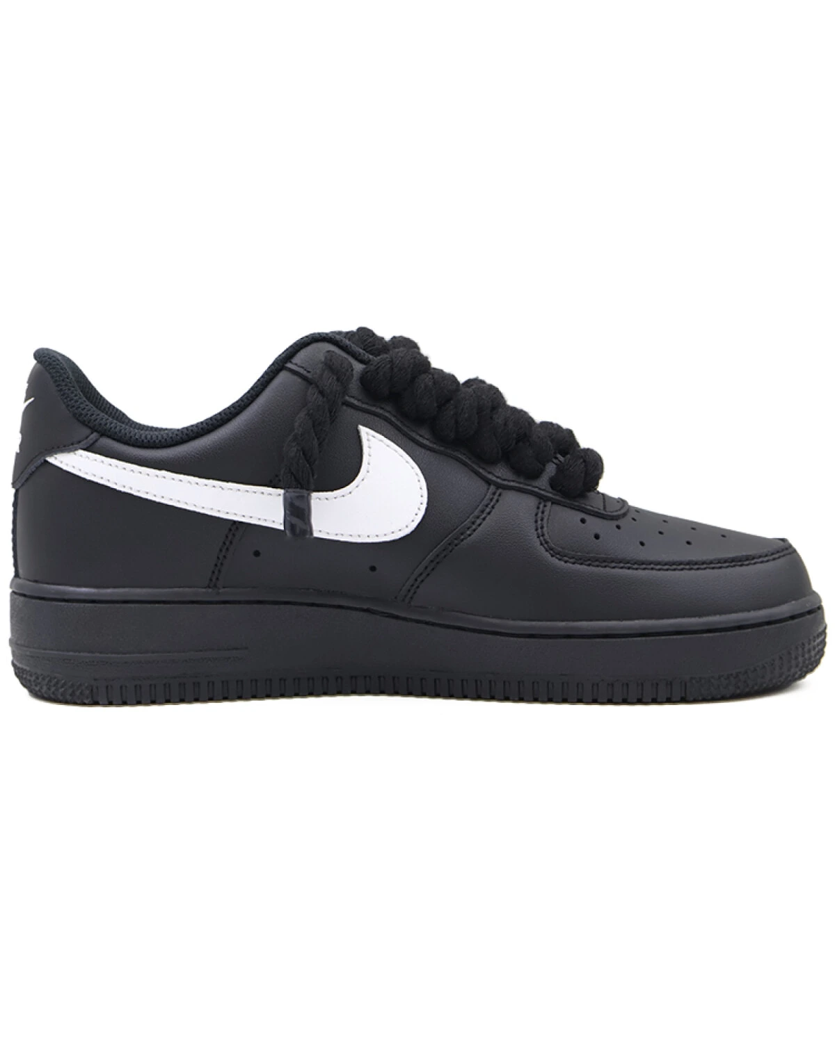 Nike Air Force 1 мужские и женские кроссовки черные повседневные картинка