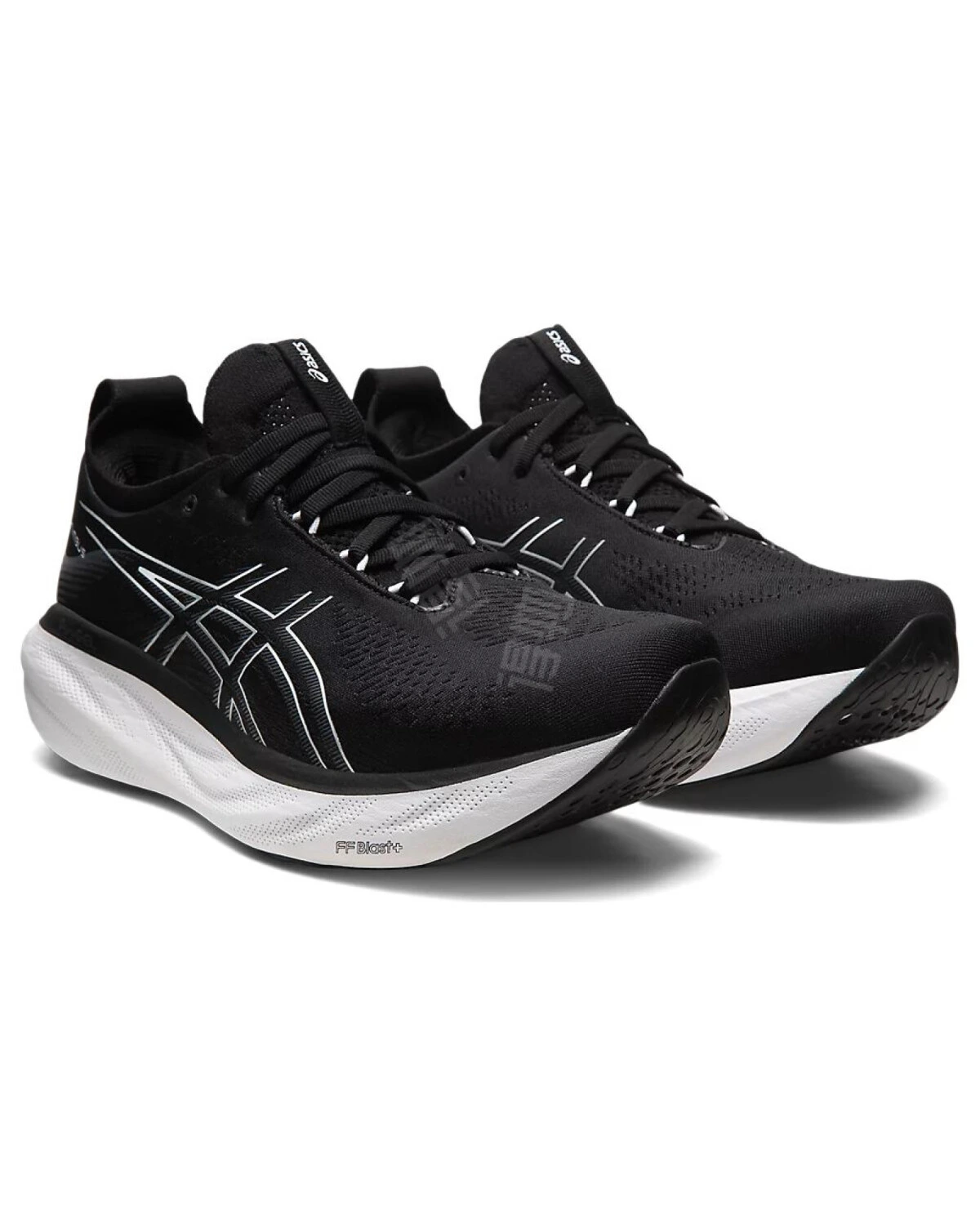 Asics GEL-Nimbus 25 мужские кроссовки для марафона черно-белые картинка
