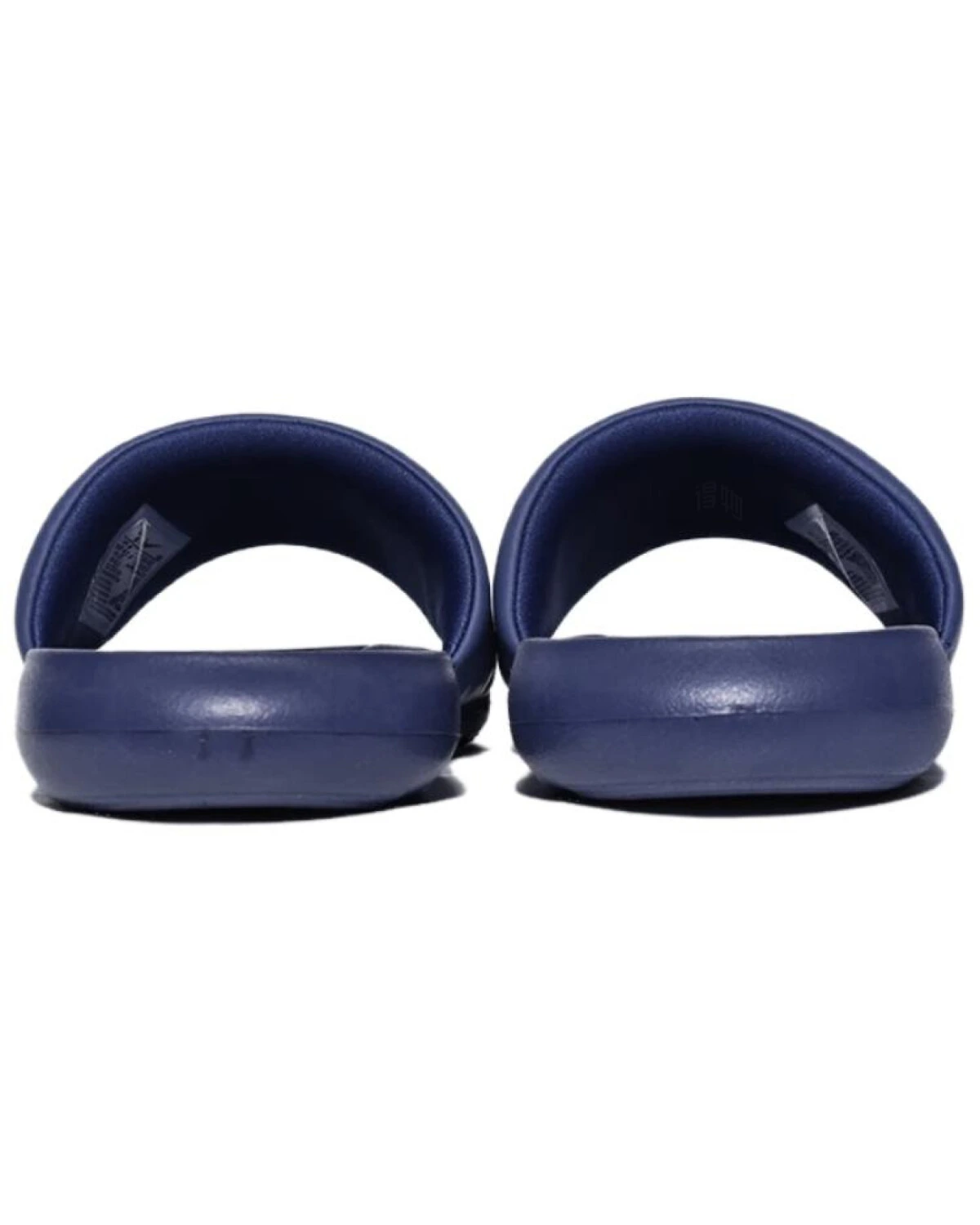 Nike Victori One мужские шлепанцы с резиновой подошвой синие с белым картинка