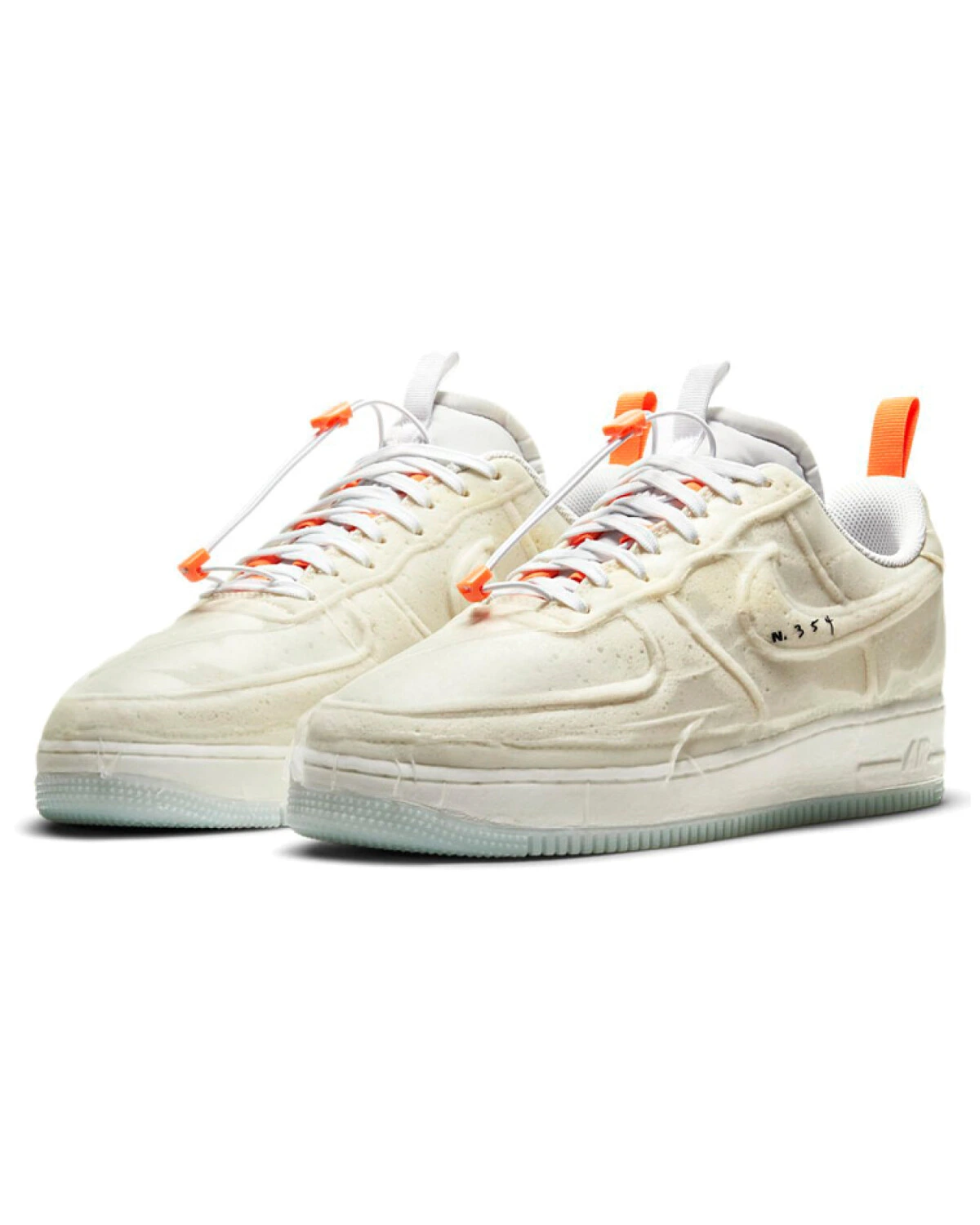 Nike Air Force 1 unisex кроссовки для скейтбординга бежевые картинка