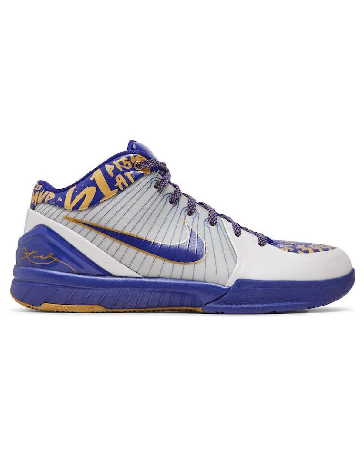 Nike Zoom Kobe 4 Final MVP Home мужские баскетбольные кроссовки белые легкие антипробуксовочные картинка