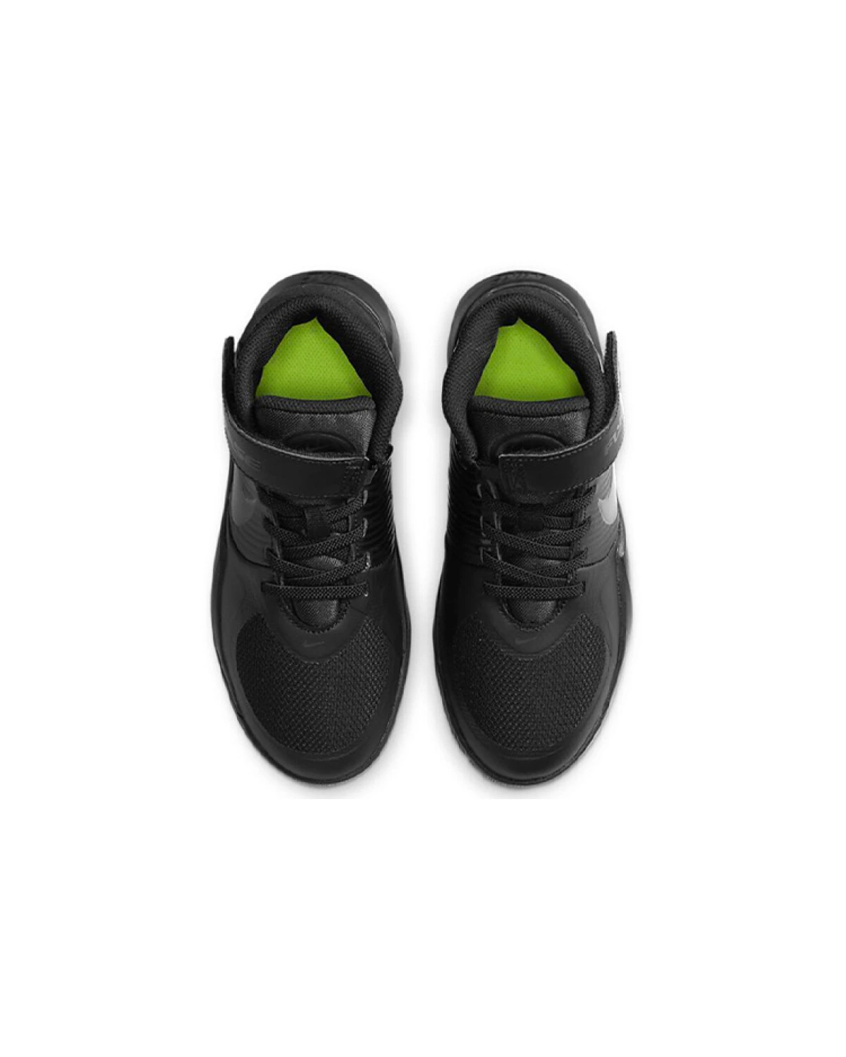 Nike Team Hustle D 9 FlyEase детские кроссовки черные с амортизацией и дышащим верхом картинка