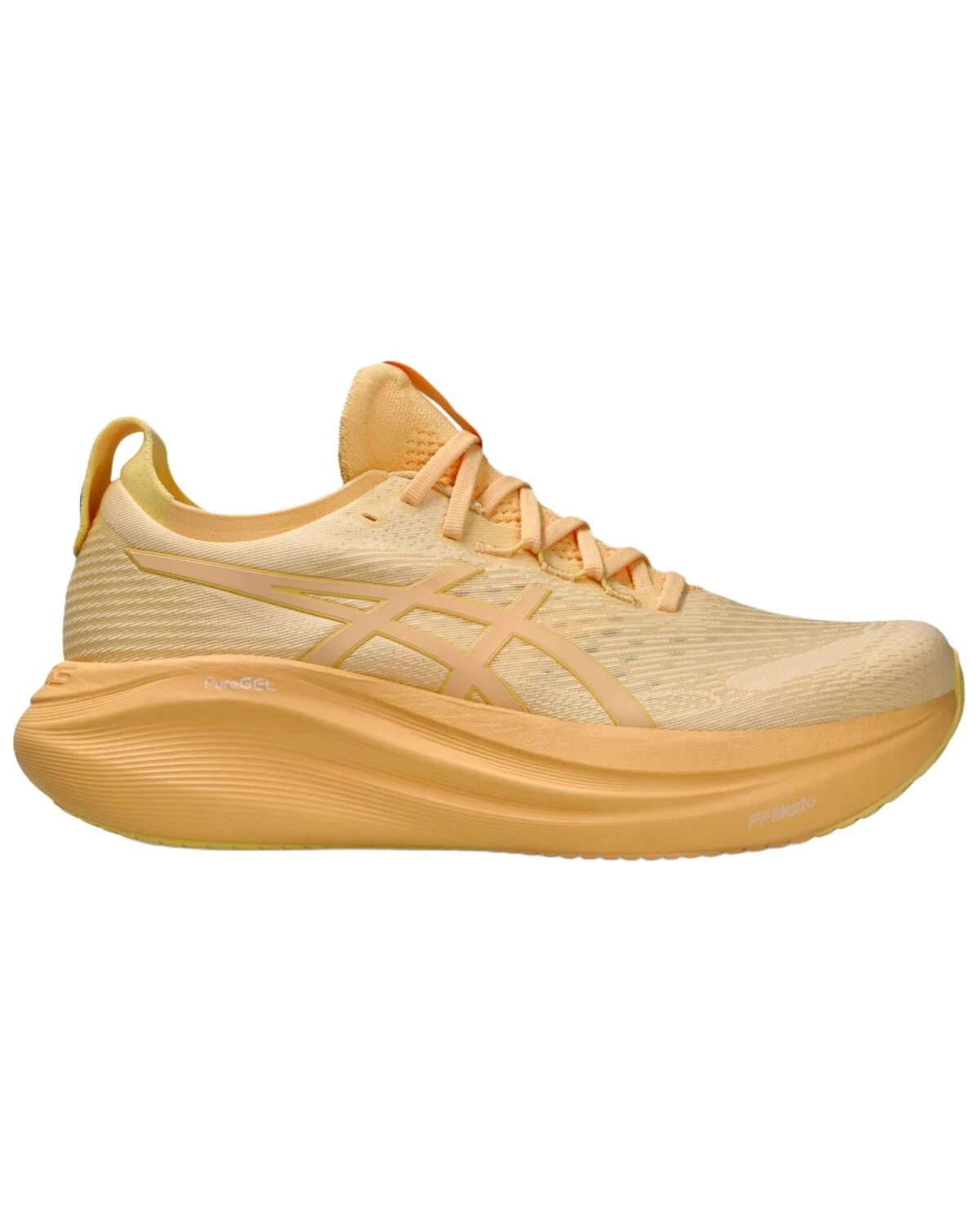 Asics GEL-NIMBUS 27 Lite мужские спортивные кроссовки для бега жёлтые картинка