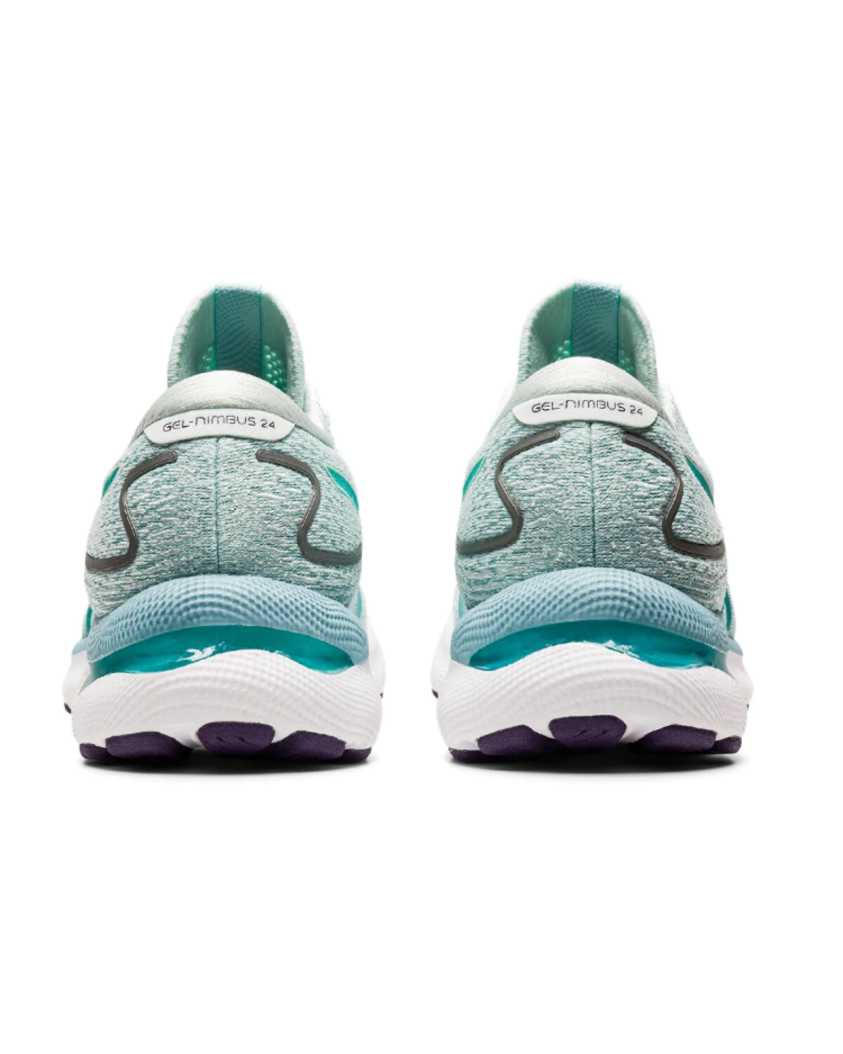 Asics GEL-Nimbus 24 женские кроссовки для марафона сетчатые бирюзовые картинка