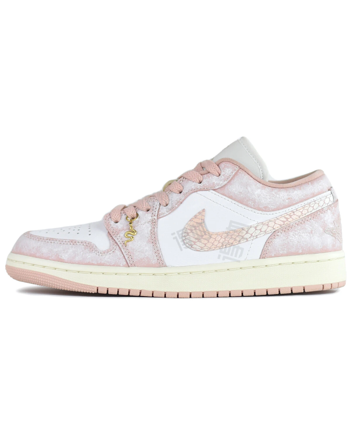 Jordan Air Jordan 1 Snake Year CNY женские кроссовки розовые картинка