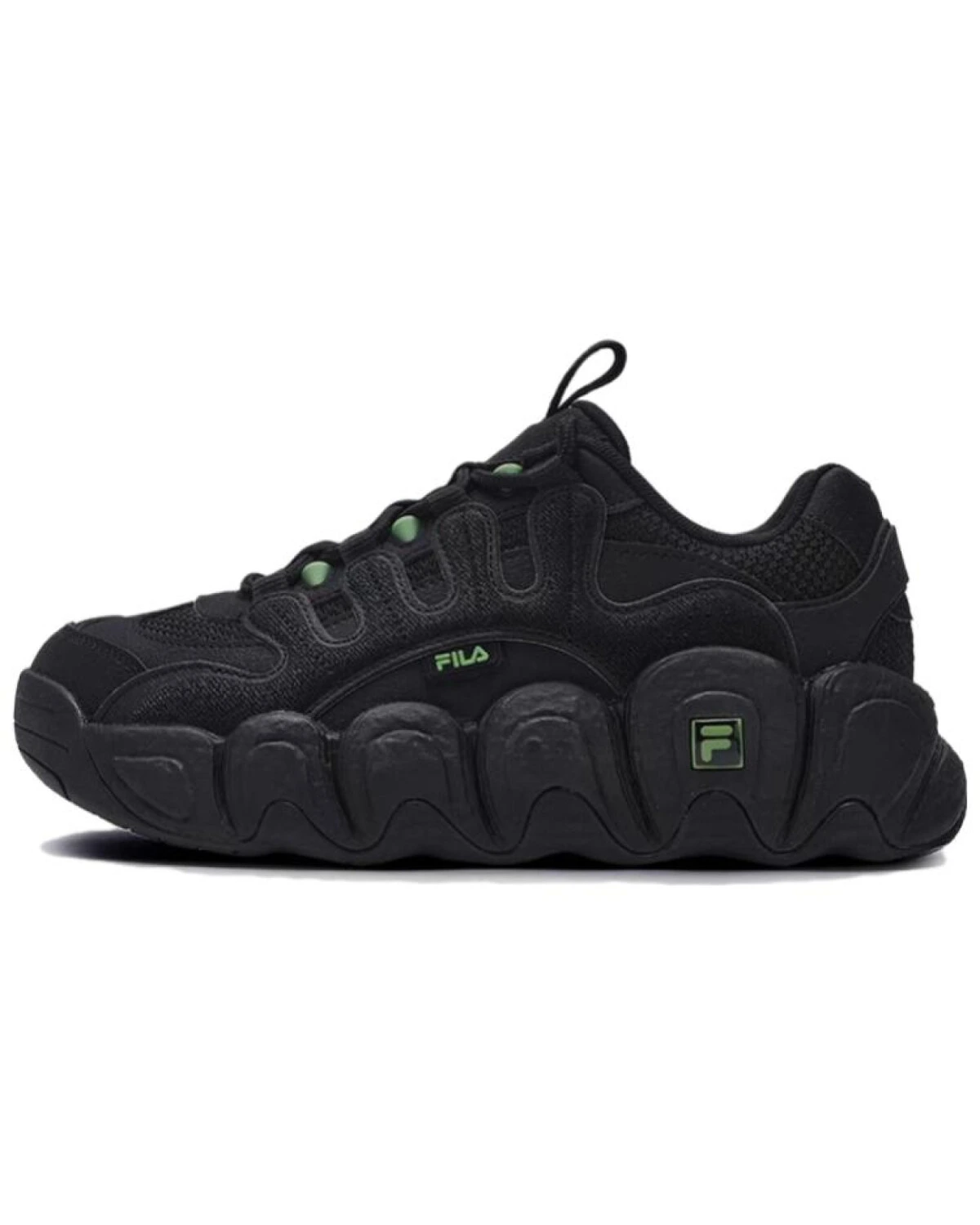 FILA Croissant мужские кроссовки черные комфортные повседневные картинка