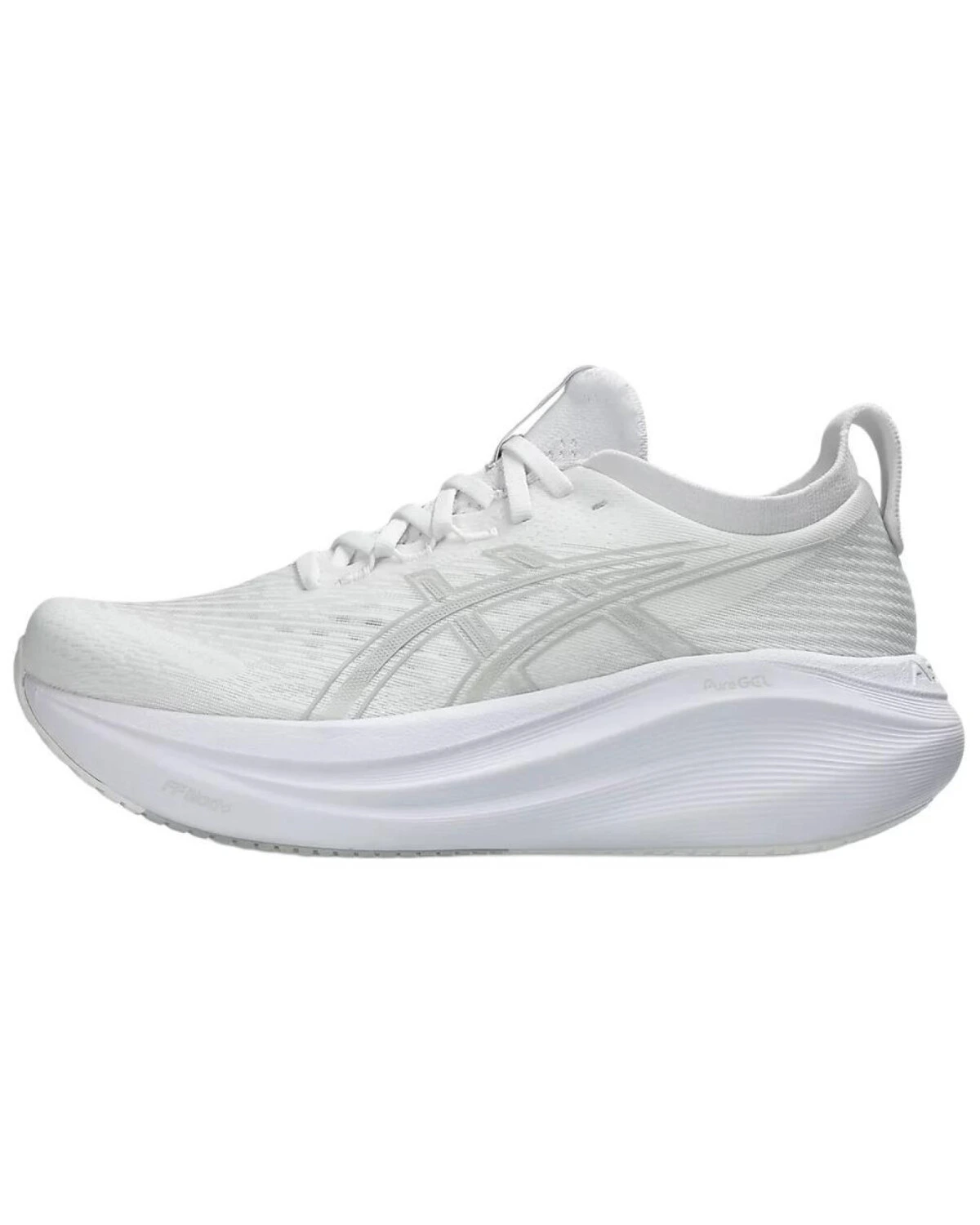 Asics GEL-NIMBUS 27 женские спортивные кроссовки белые для бега картинка