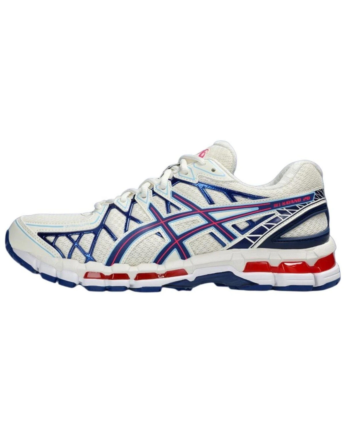 Asics Gel-Kayano20 Cream Blue унисекс белые дышащие кроссовки для бега картинка