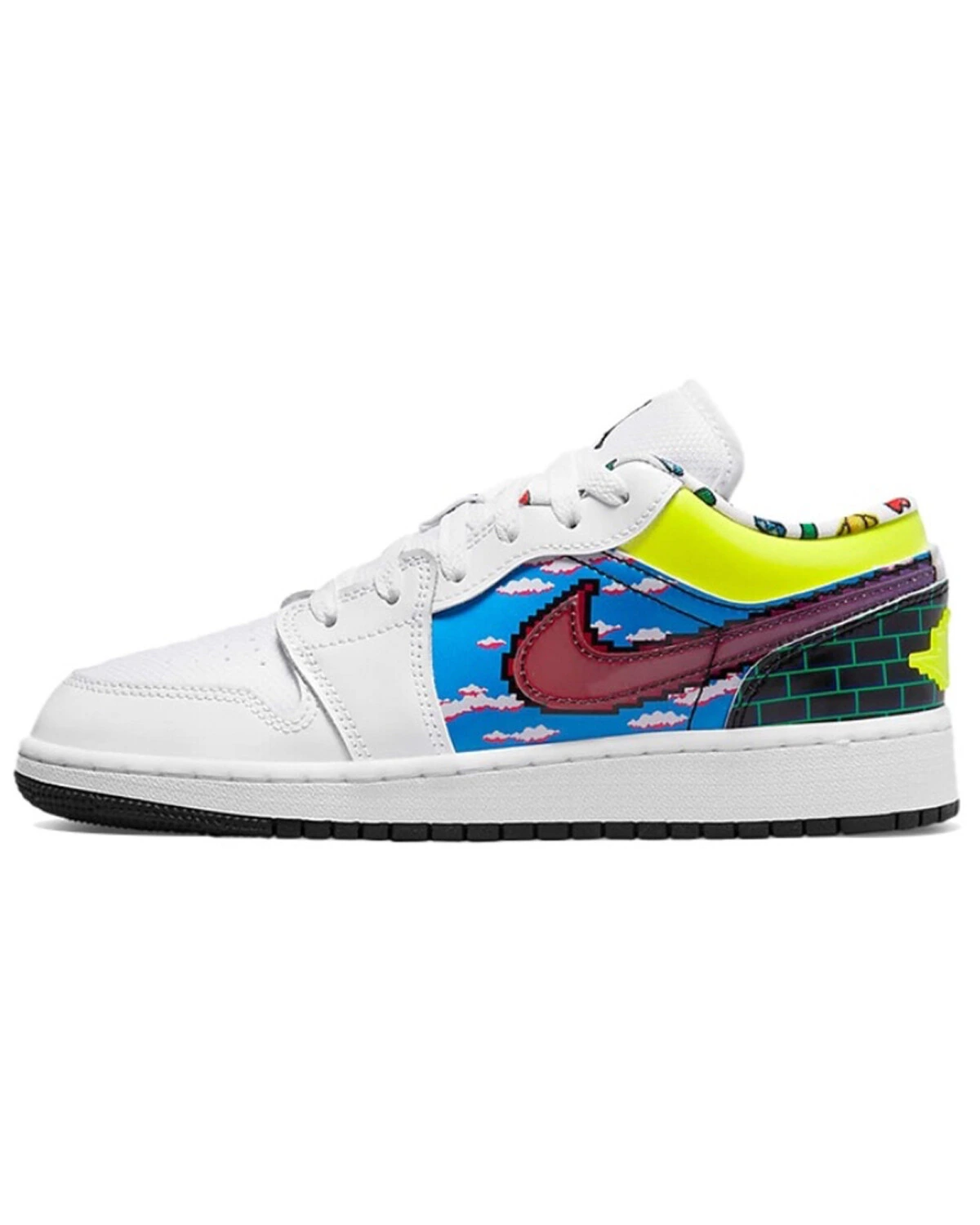 Jordan Air Jordan 1 Low женские кроссовки синие с белыми вставками картинка