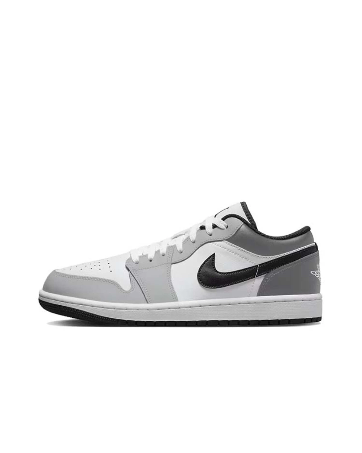 Jordan Air Jordan 1 Low мужские кроссовки бело-серые с амортизацией и нескользящей подошвой картинка