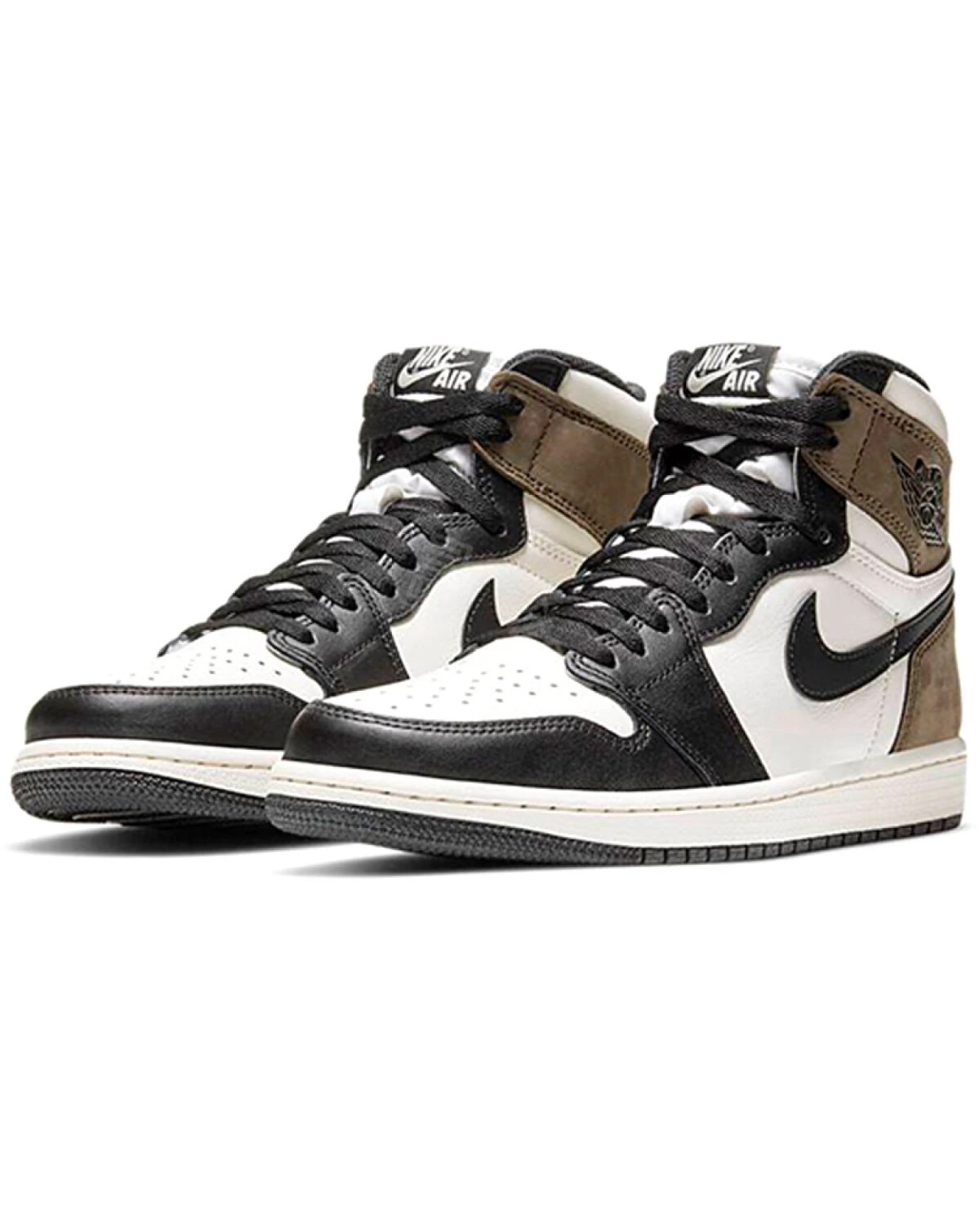Jordan Air Jordan 1 Retro High OG "Dark Mocha" unisex высокие кроссовки черно-коричневые картинка