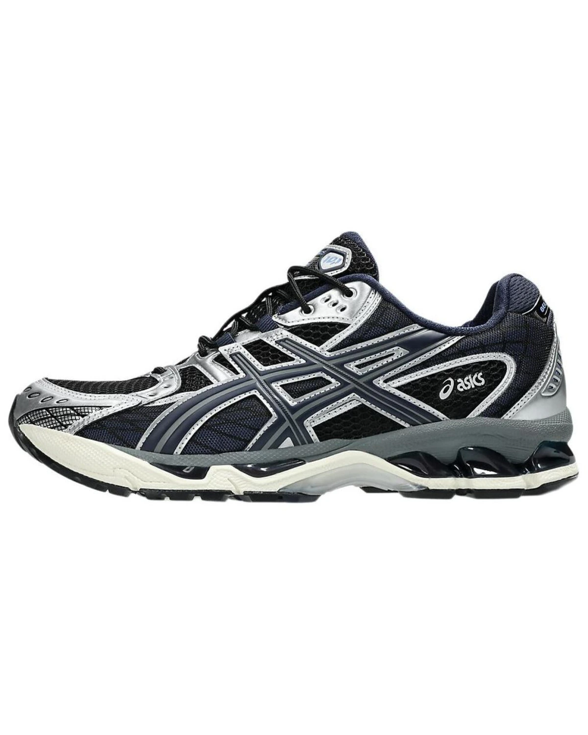 Asics GEL-Nimbus 10.1 unisex кроссовки для марафона серебристо-черные картинка