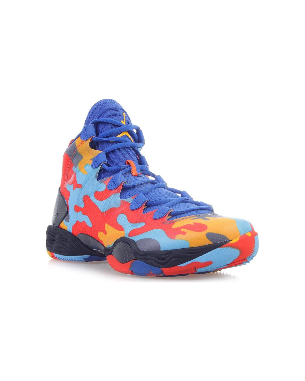 Jordan Air Jordan 28 SE OKC Camo мужские баскетбольные кроссовки высокие синие картинка