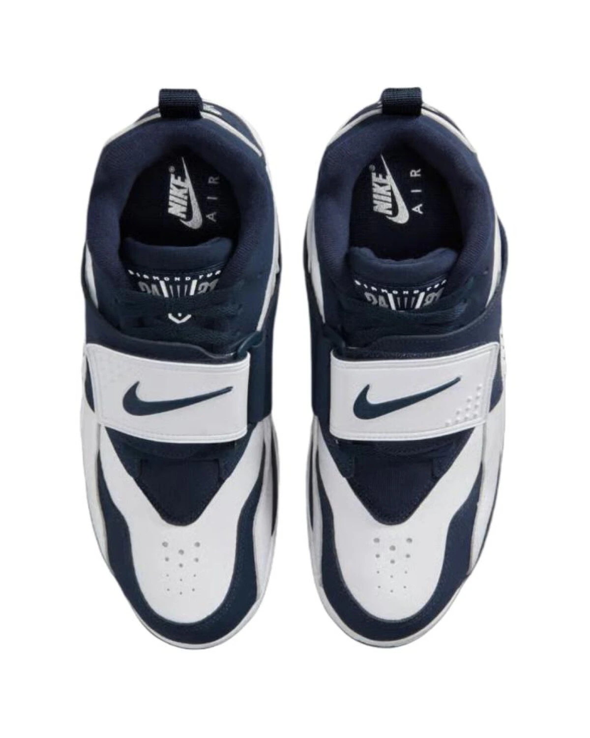 Nike Air Diamond Turf Cowboys мужские спортивные кроссовки белые кожаные картинка