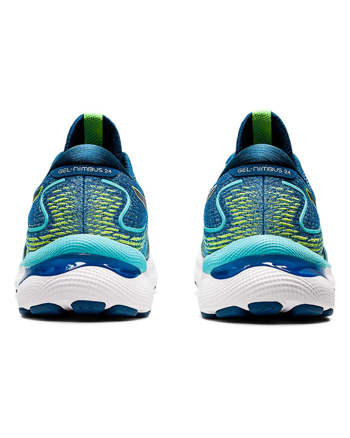 Asics GEL-Nimbus 24 мужские спортивные кроссовки сетчатые синие картинка