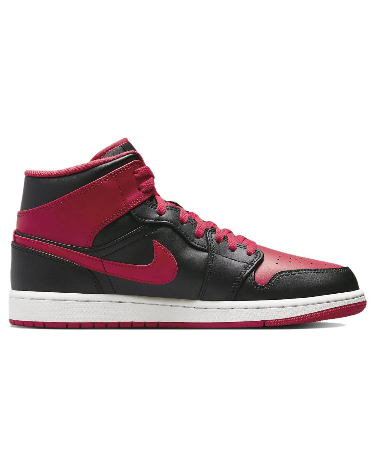 Jordan Air Jordan 1 унисекс кроссовки мид-топ черно-красные картинка