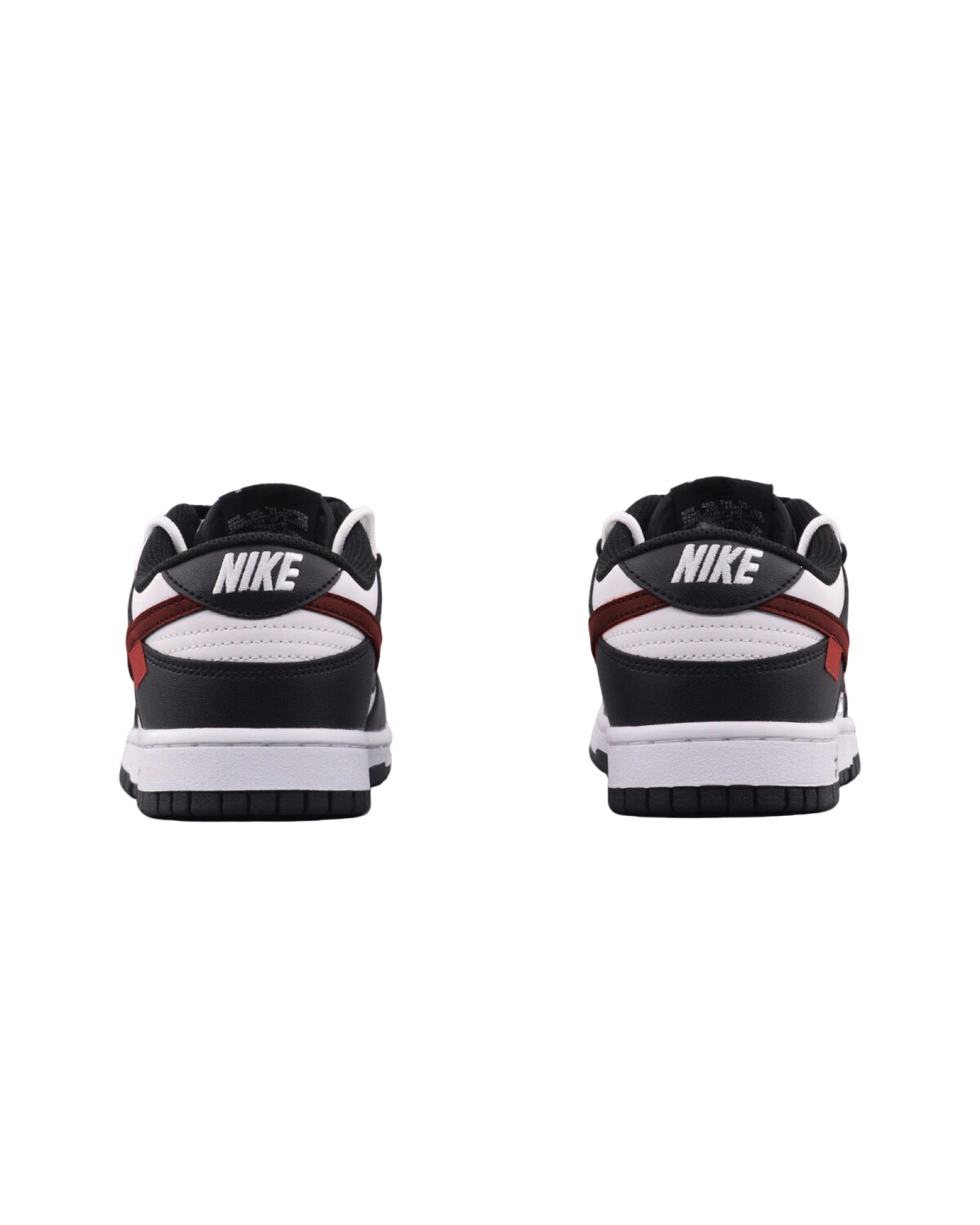 Nike Dunk Low Asher Better With Time унисекс кроссовки черно-красные с кожаными вставками картинка