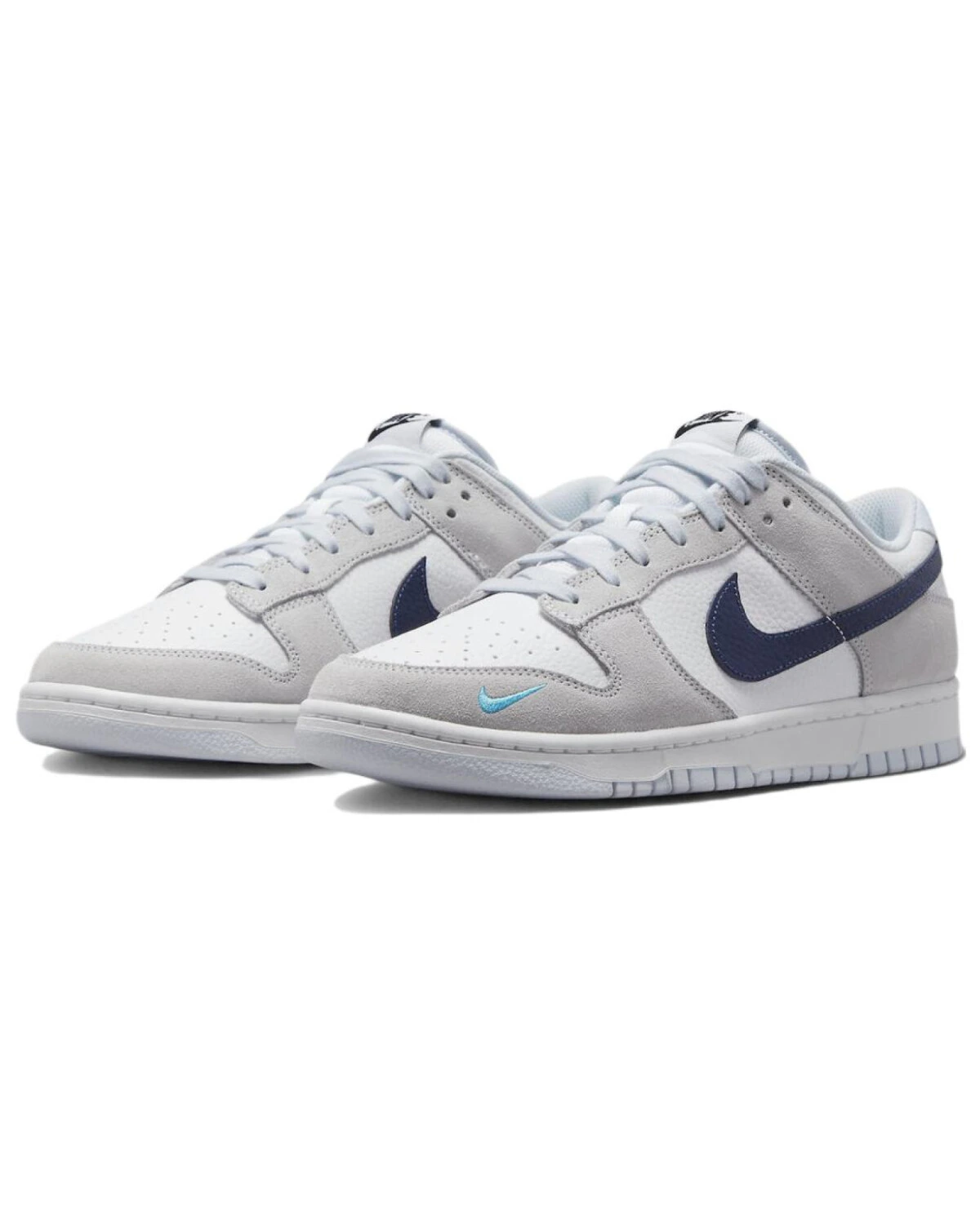 Nike Dunk unisex кроссовки для скейтбординга белые из ткани и синтетической кожи картинка