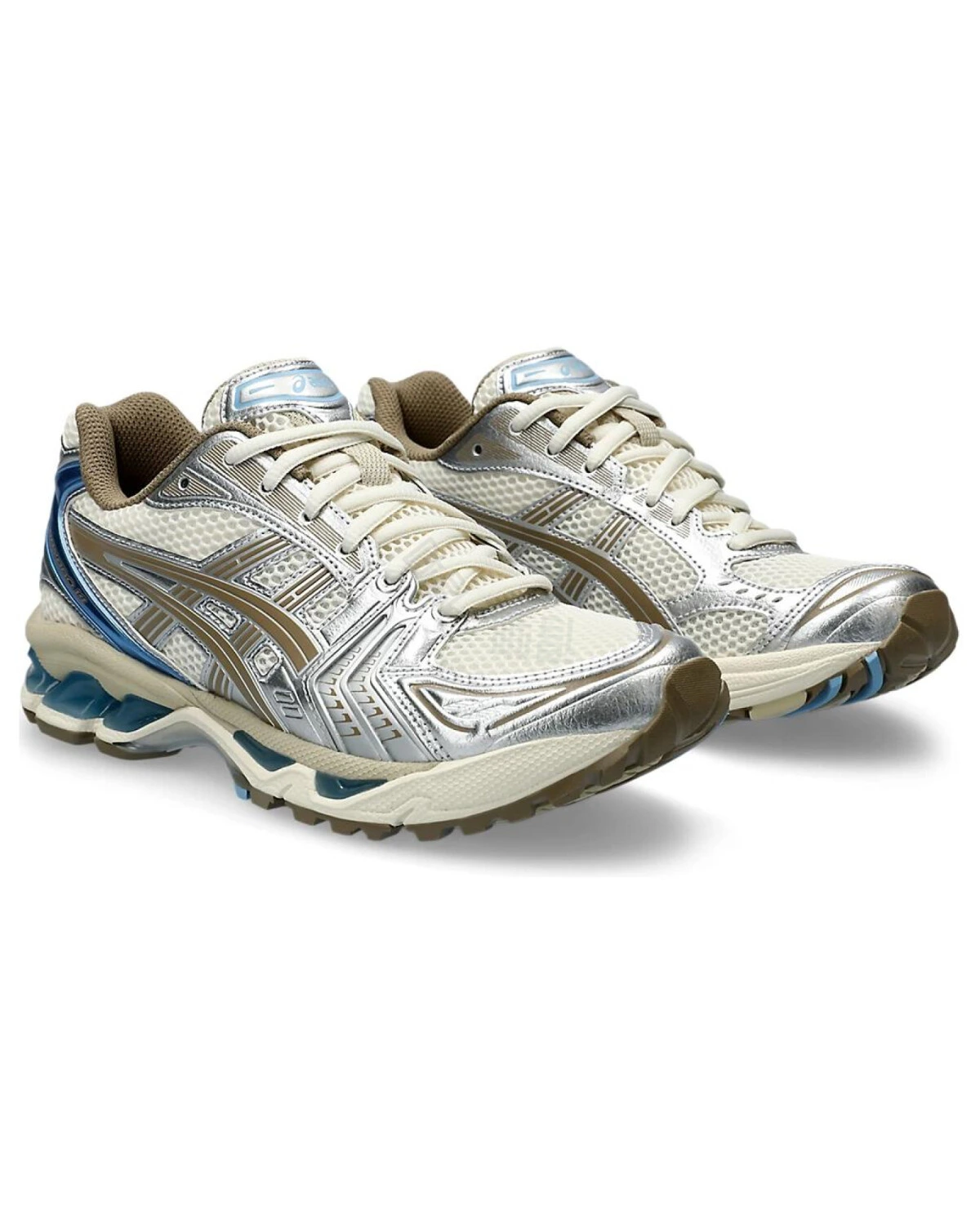 Asics Gel-Kayano 14 женские спортивные кроссовки для бега серебристые картинка