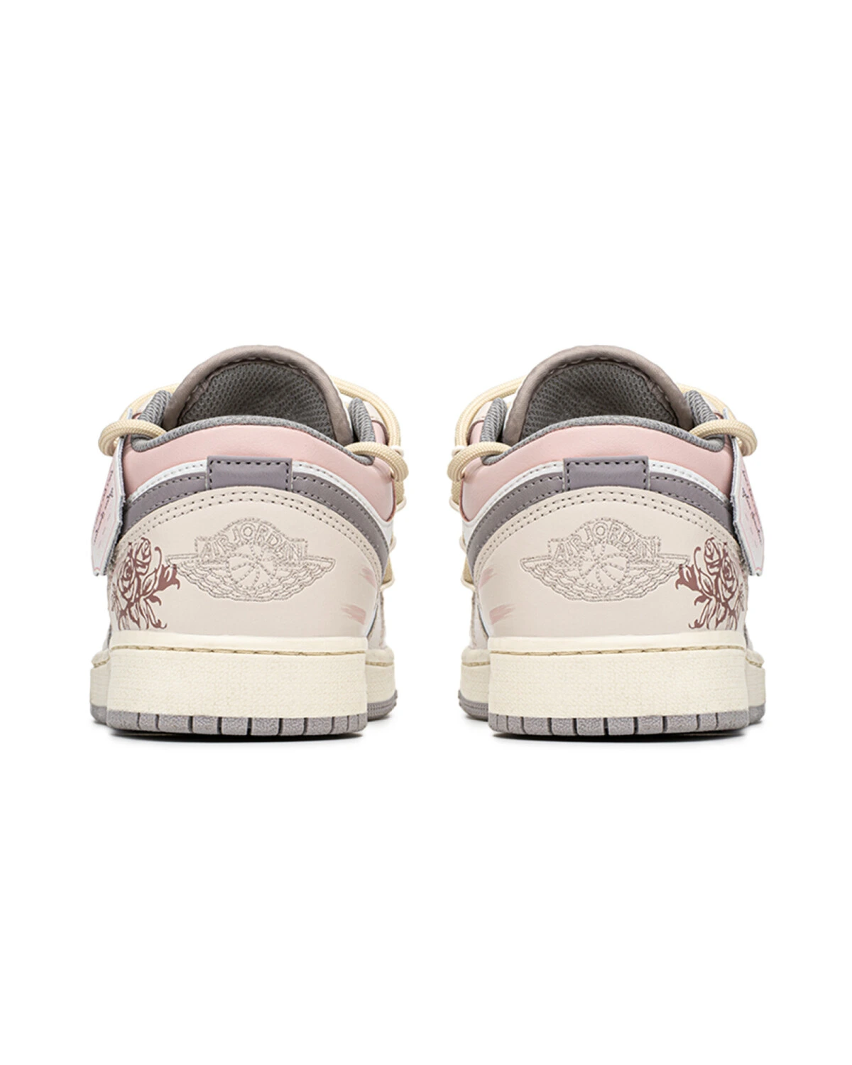 Jordan Air Jordan 1 FZBB женские кроссовки серо-розовые картинка