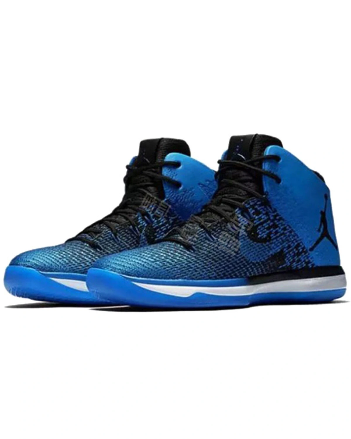 Jordan Air Jordan 31 Royal мужские баскетбольные кроссовки высокие противоскользящие сине-черные картинка