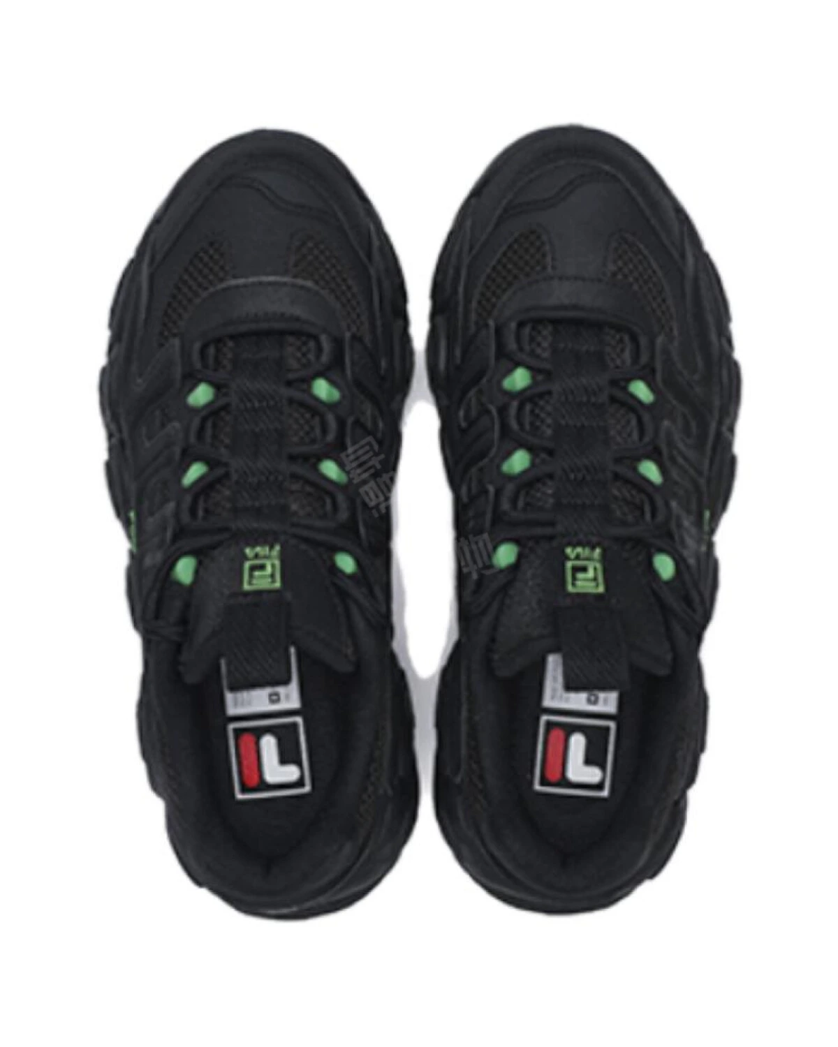 FILA Croissant мужские кроссовки черные комфортные повседневные картинка