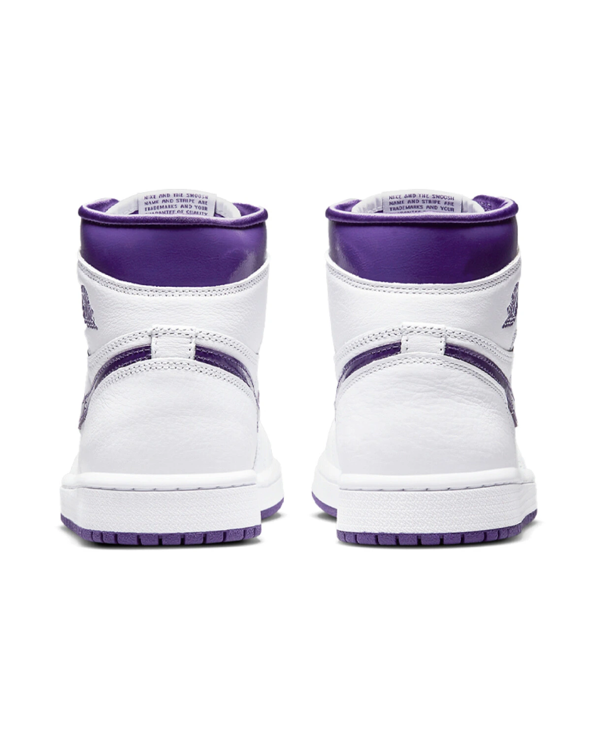 Jordan Air Jordan 1 High OG 'Court Purple' женские кроссовки бело-фиолетовые картинка