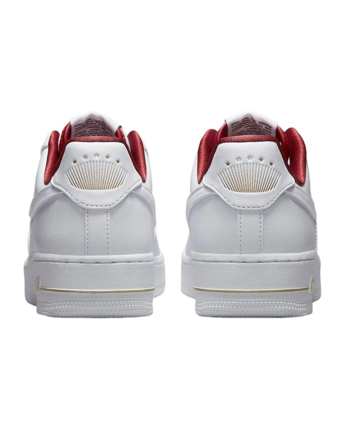 Nike Air Force 1 женские кроссовки белые картинка