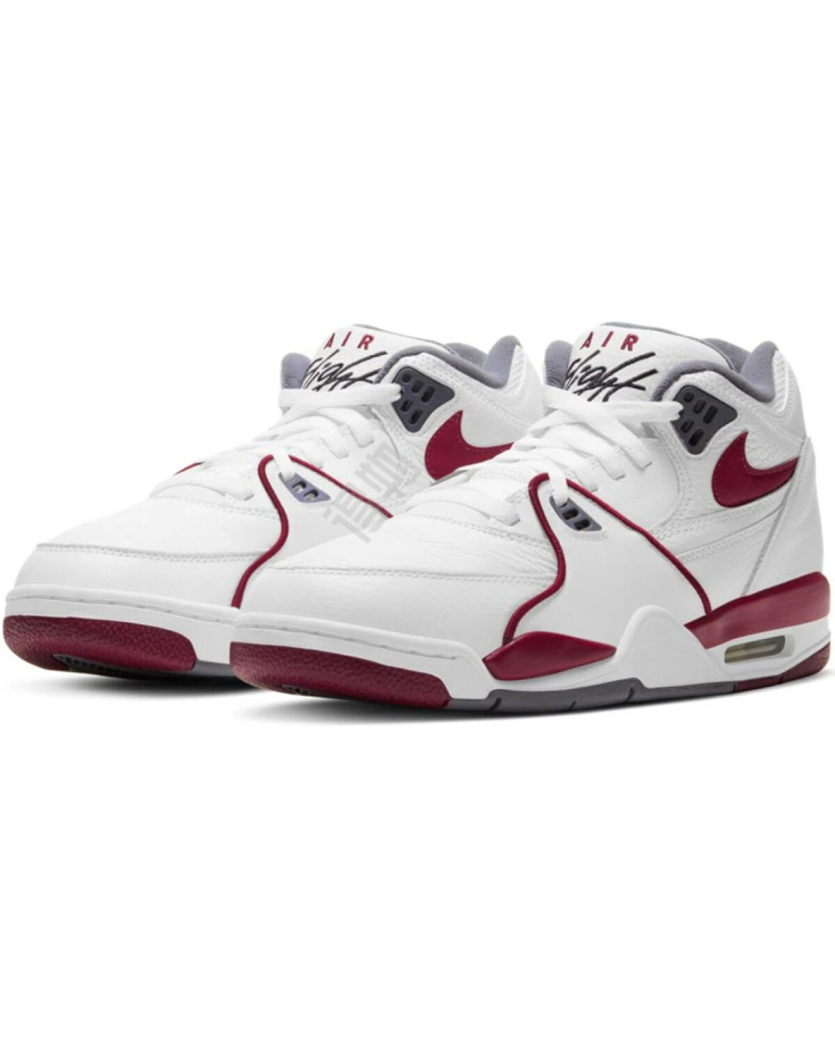Nike Air Flight 89 мужские кроссовки бело-красные баскетбольные картинка