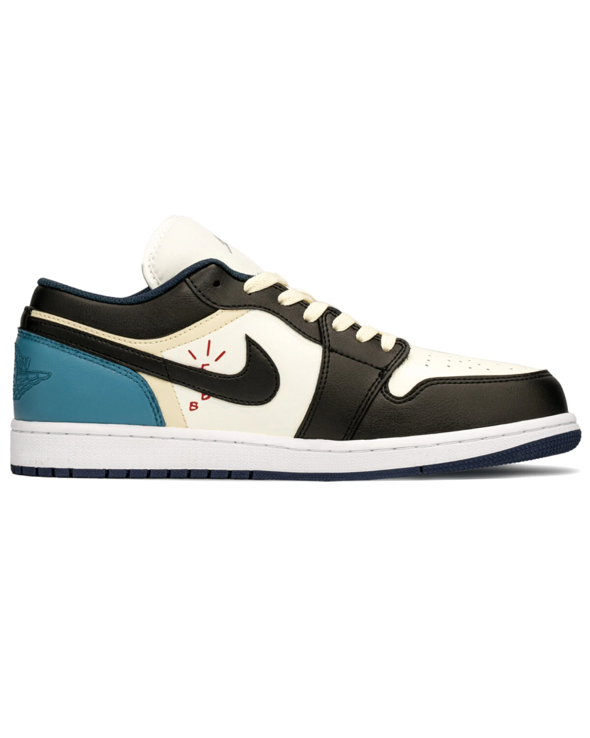 Jordan Air Jordan 1 FZBB Black Toe Lightning мужские спортивные кроссовки черно-синие картинка