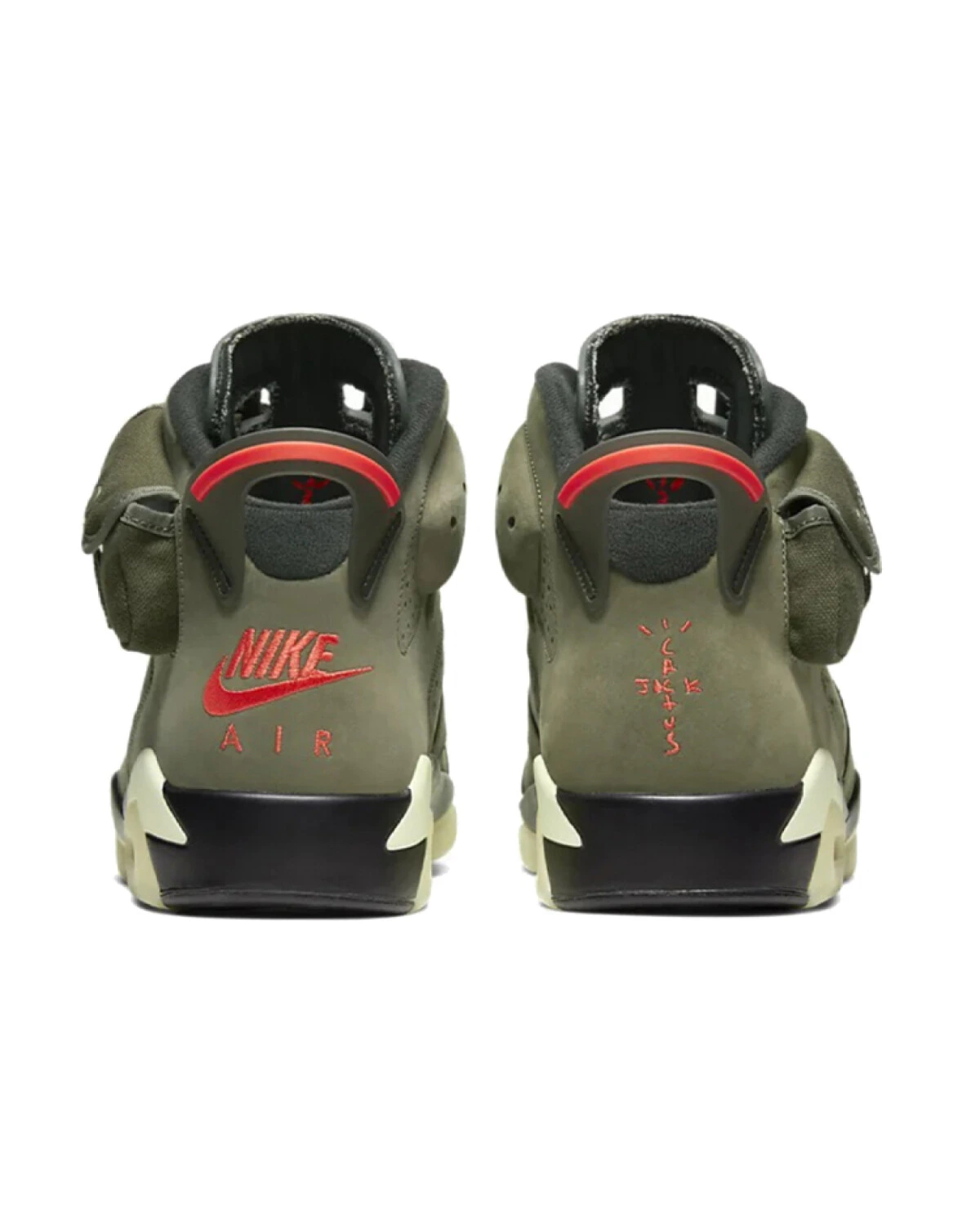 Jordan Air Jordan 6 Mid унисекс кроссовки оливково-зеленые кожаные картинка