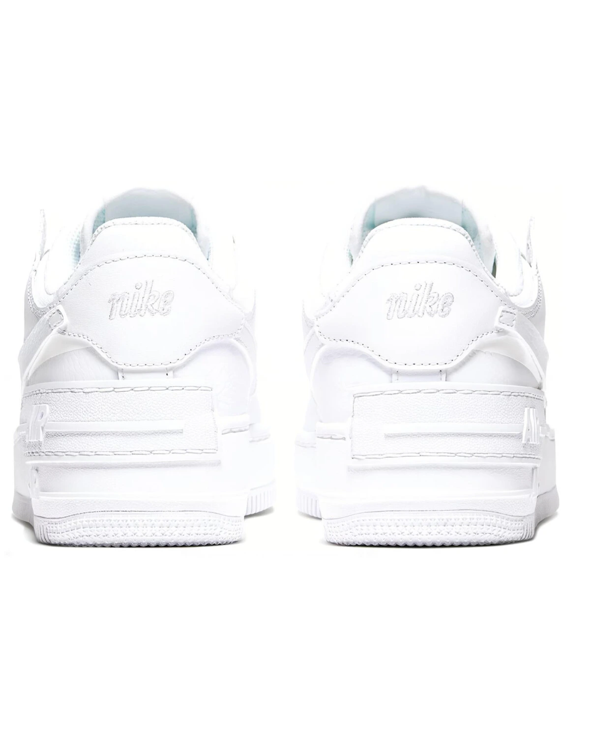 Nike Air Force 1 low Shadow женские кроссовки противоскользящие белые картинка