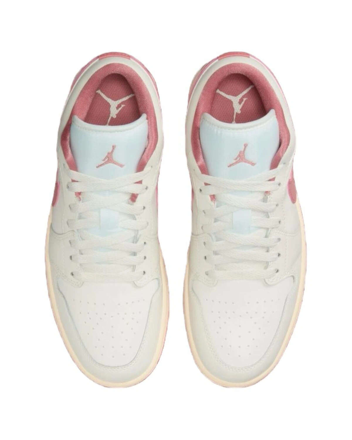 Jordan Air Jordan 1 Low “Pink Salt” женские кроссовки белые картинка