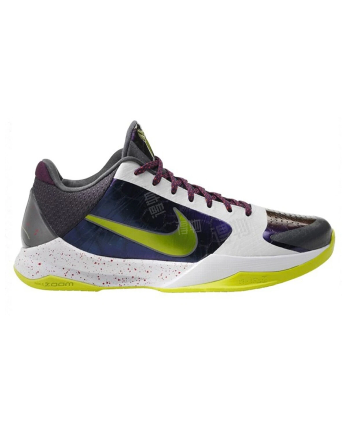 Nike Zoom Kobe 5 Joker (Chaos) мужские баскетбольные кроссовки из кожи черные картинка