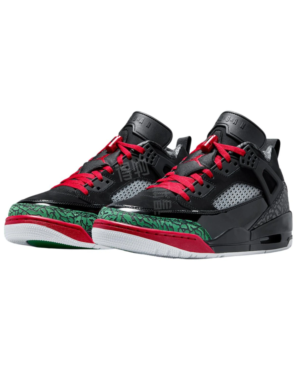 Jordan Spizike Low OG мужские кроссовки ретро черно-красные с амортизацией Air картинка