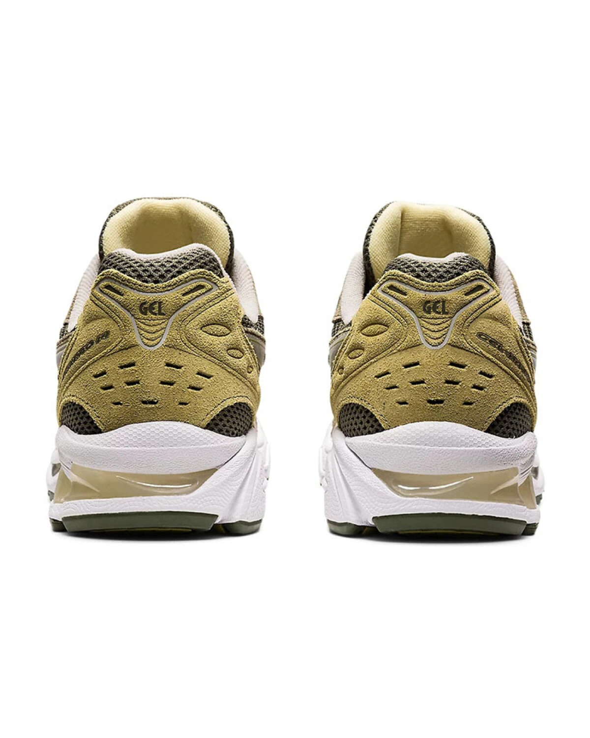Asics Gel-Kayano 14 мужские кроссовки сетчатые коричнево-зелено-белые картинка