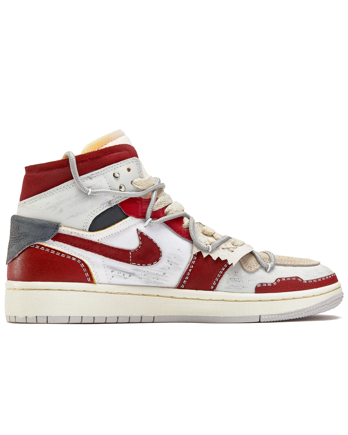 Jordan Air Jordan 1 женские кроссовки ретро баскетбольные красно-белые картинка