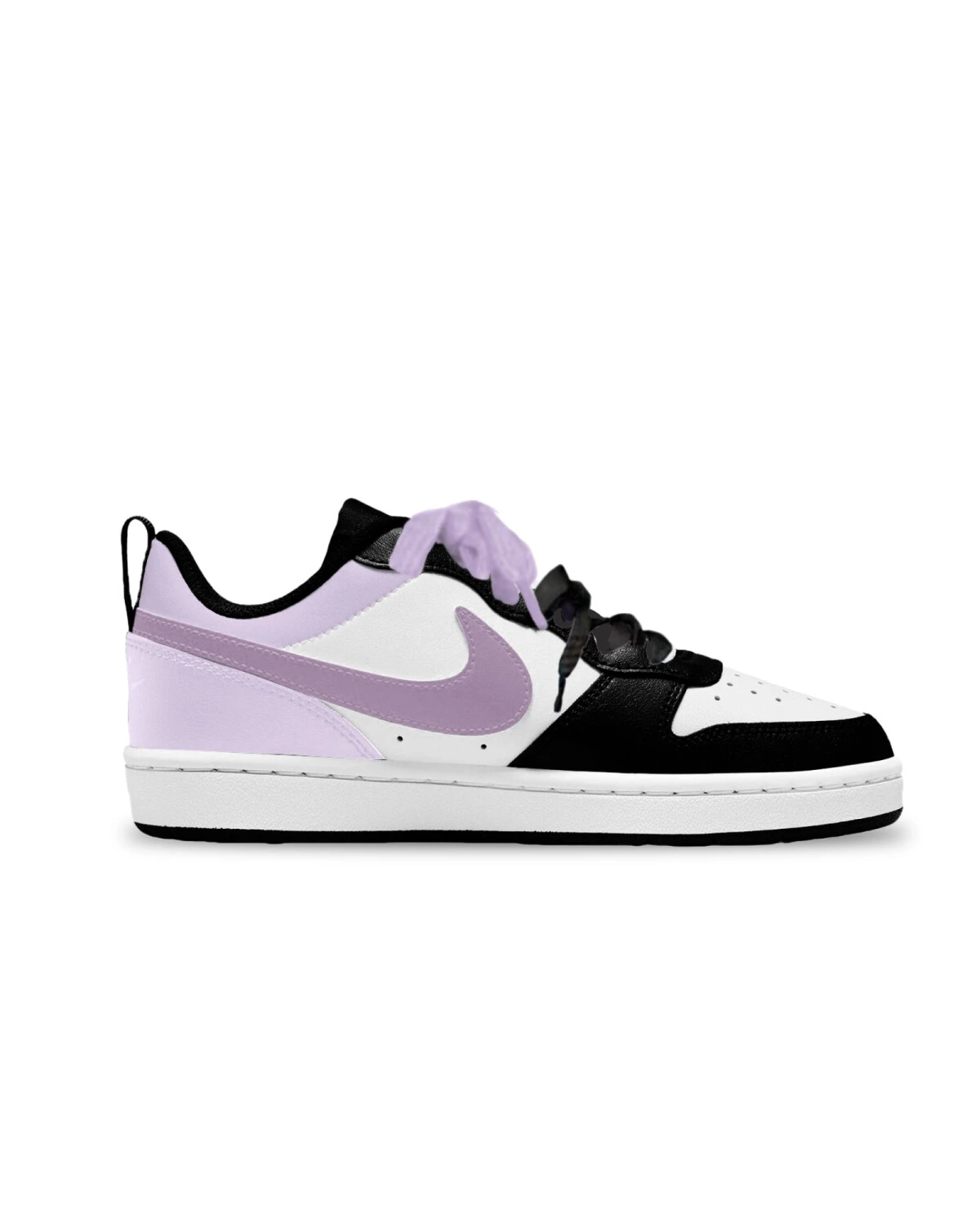 Nike Court Borough детские кеды искусственной кожи фиолетовые картинка