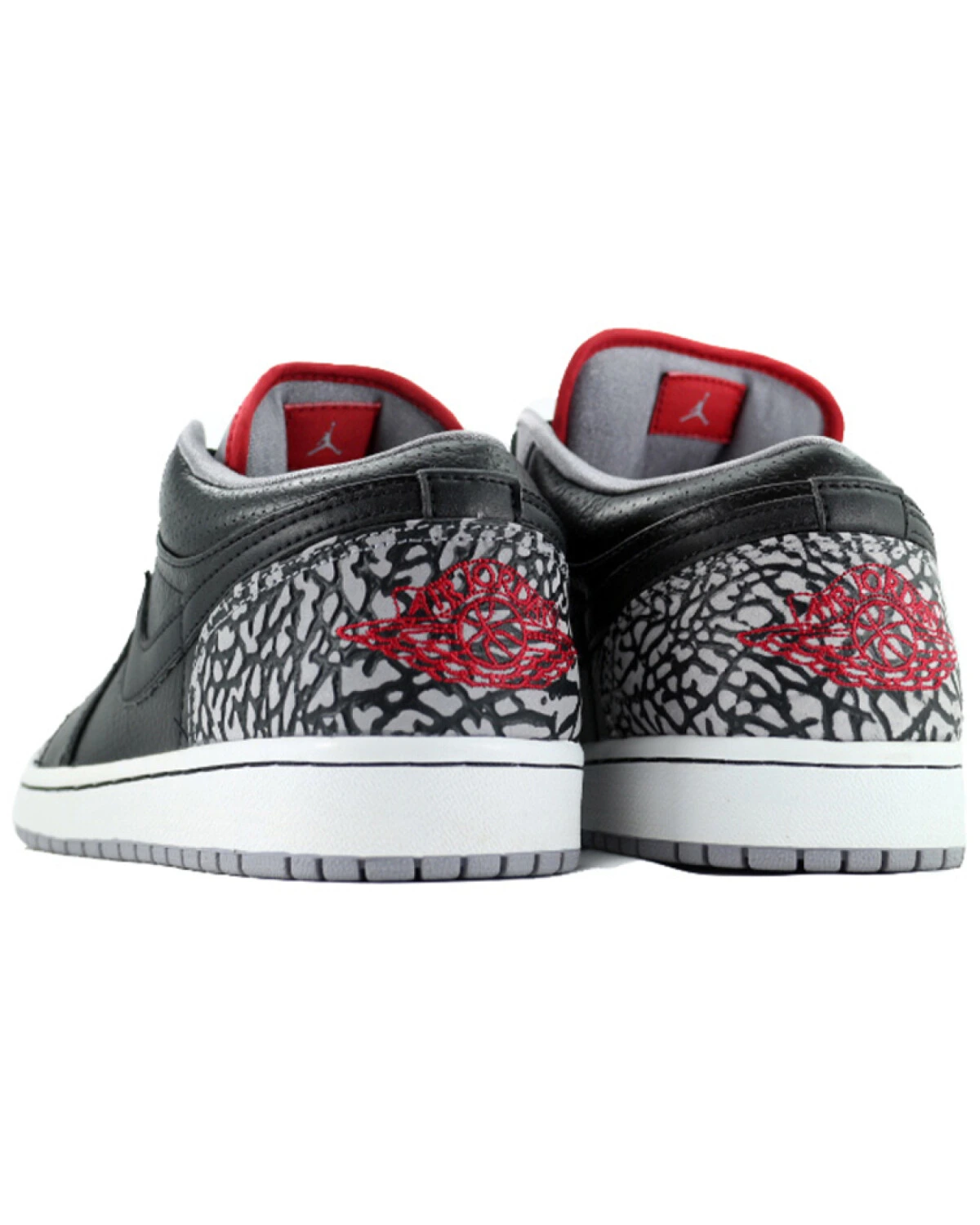 Jordan Air Jordan 1 Phat Low "Black Cement" мужские кроссовки синтетические амортизирующие черные картинка
