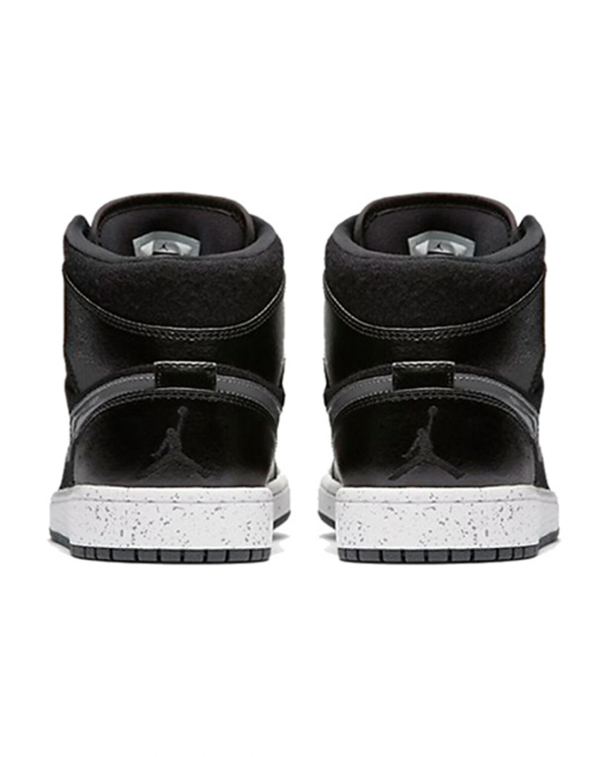 Jordan Air Jordan 1 мужские кроссовки чёрно-серые с амортизацией картинка