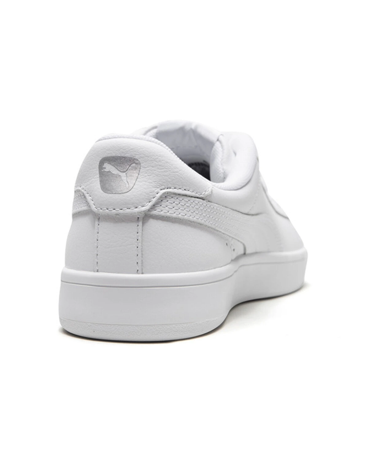 PUMA Court Breaker Derby L мужские и женские кроссовки белые кожаные картинка
