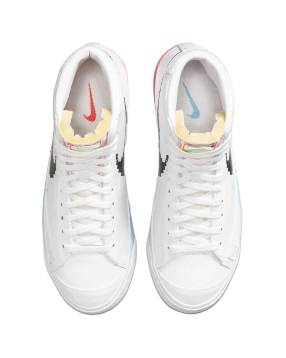 Nike Blazer Mid '77 Good Game женские кроссовки белые с синим и красным картинка
