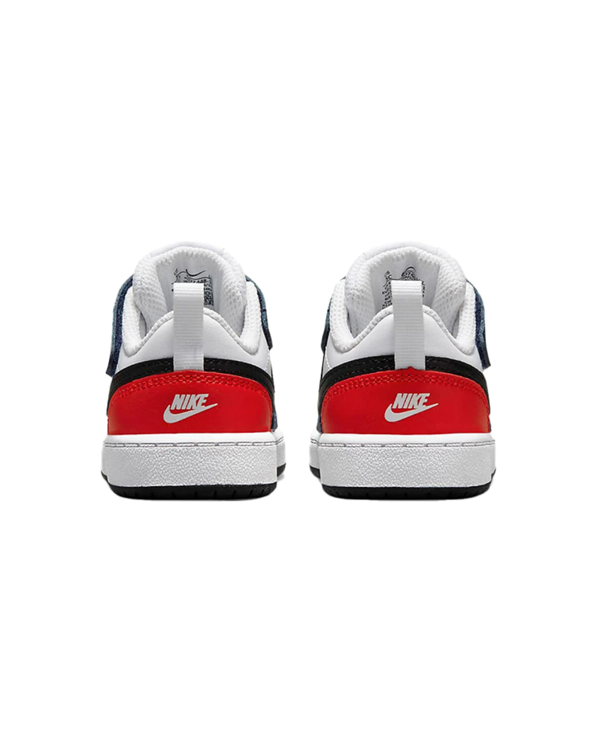 Nike Court Borough Low 2 BTV детские кроссовки повседневные бело-сине-красные картинка